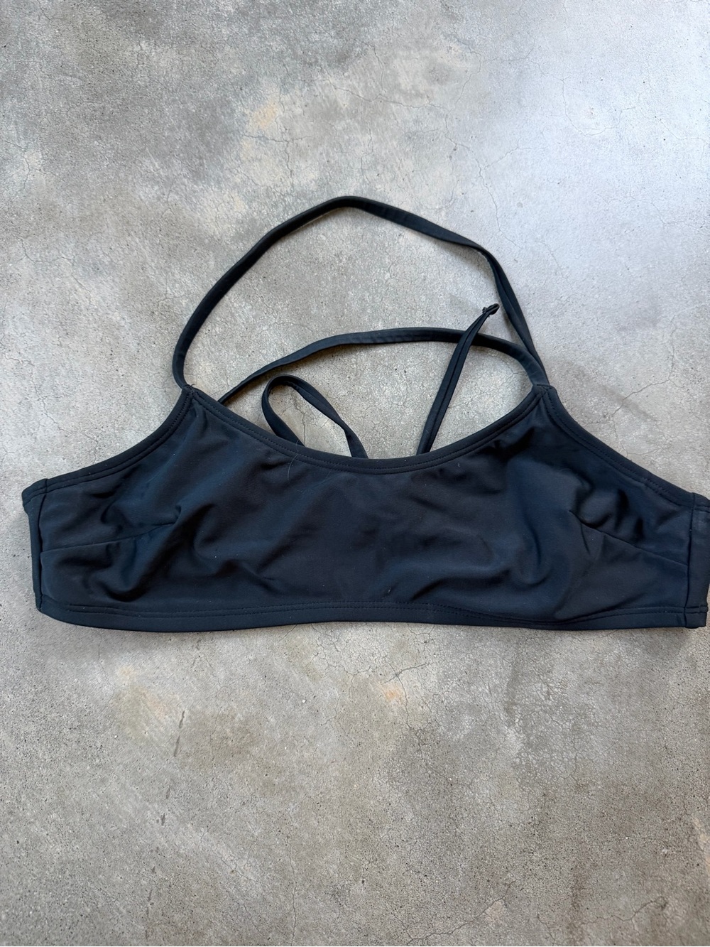 Cupshe Black Strappy Bikini Top